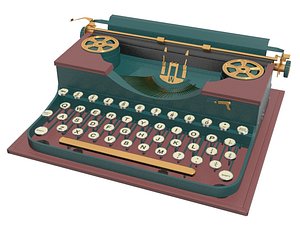 3D typewriter type machine