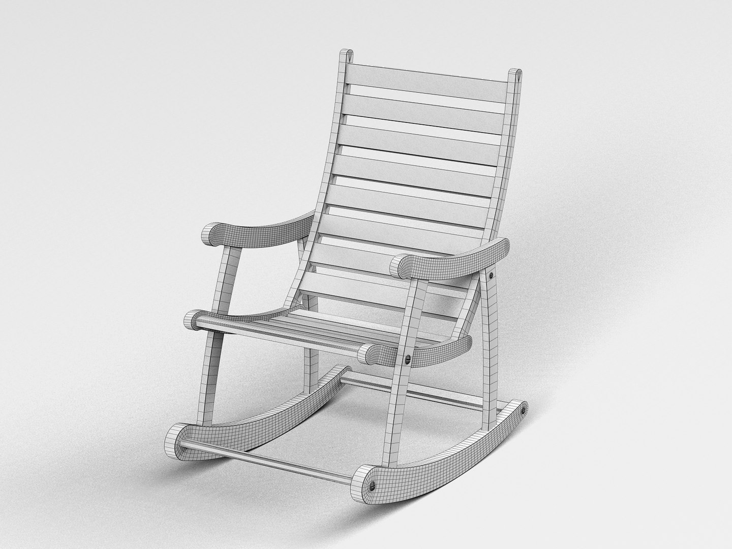 Rocking chair 3D model - TurboSquid 1622455