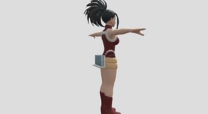 3D model Momo Yaoyozuru Hero Custome