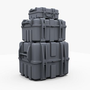 3d military case set small