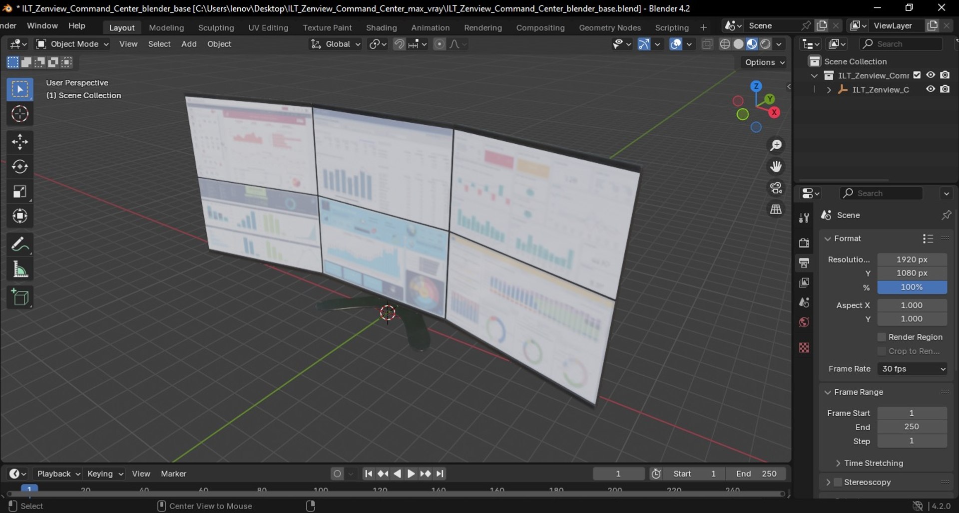 ILT Zenview Command Center 3D Model - TurboSquid 2371601