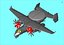 Yak-44 (Rev) AEW 항공기 솔리드 어셈블리 모델