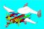 Yak-44 (Rev) AEW 항공기 솔리드 어셈블리 모델