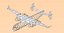Yak-44 (Rev) AEW 항공기 솔리드 어셈블리 모델
