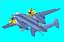 Yak-44 (Rev) AEW 항공기 솔리드 어셈블리 모델