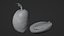 Fresh Almond Pod Cut Open