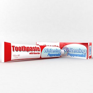 toothpaste tube 3d model