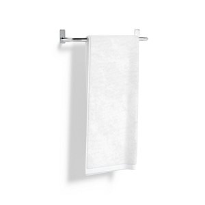 White Big Towel Hang Rail - hanged folded fiber absorb