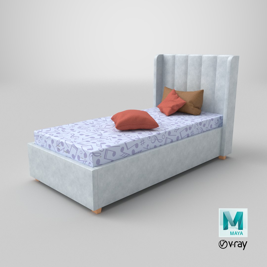 Modern Single Bed model https://p.turbosquid.com/ts-thumb/Js/hWafBb/kl/stemcell_maya_vray_render/png/1752573786/1920x1080/fit_q87/7cf23a7903c42022326aa5b90047a35a353669c2/stemcell_maya_vray_render.jpg
