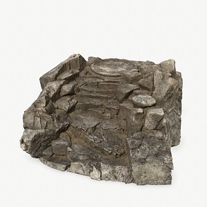 3D old temple