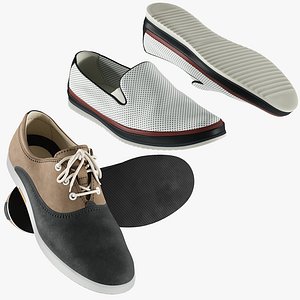 3D realistic shoes 35 collections