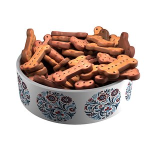 Dog food bowl v2 model