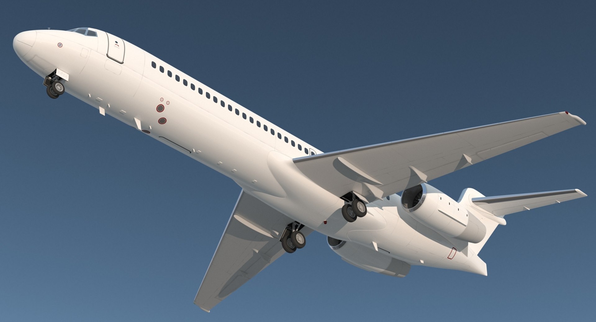 3D Model Boeing 717-200 Generic - TurboSquid 1226600