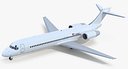 Boeing 717-200 Generic 3D Model
