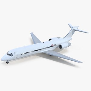 3D model boeing 717-200 generic