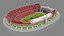 Modelo 3D del estadio LA Memorial Coliseum