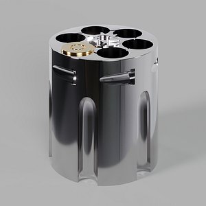 3D Russian Roulette - Gun Cylinder