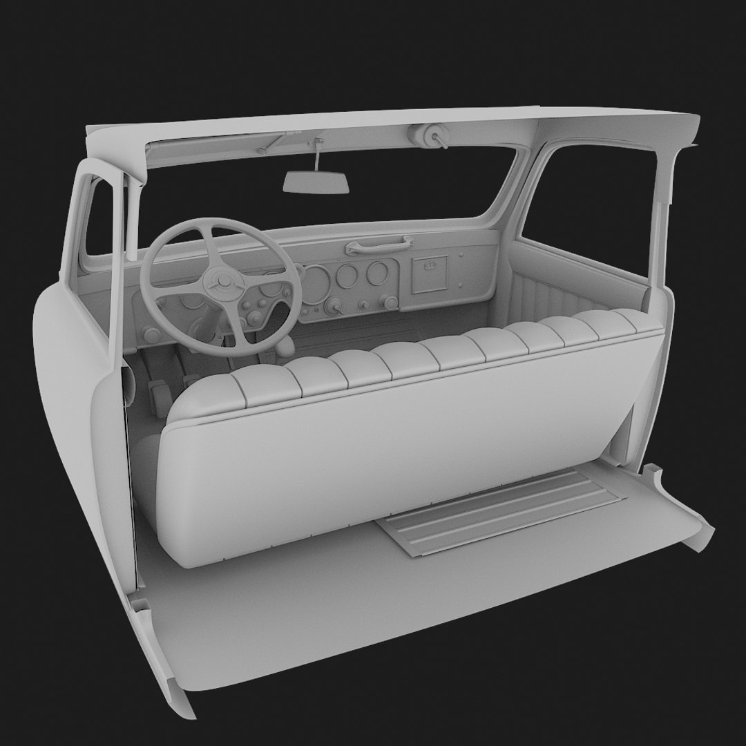 Antique Car 3D Model - TurboSquid 1549642