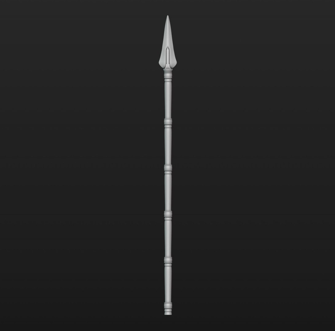 3D model Long Spear Printable - TurboSquid 2073924