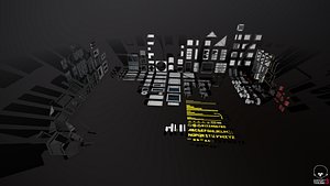 Sci-Fi Modular Enviroment Kit 3D