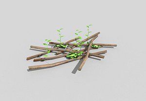 forest decoration 3d model