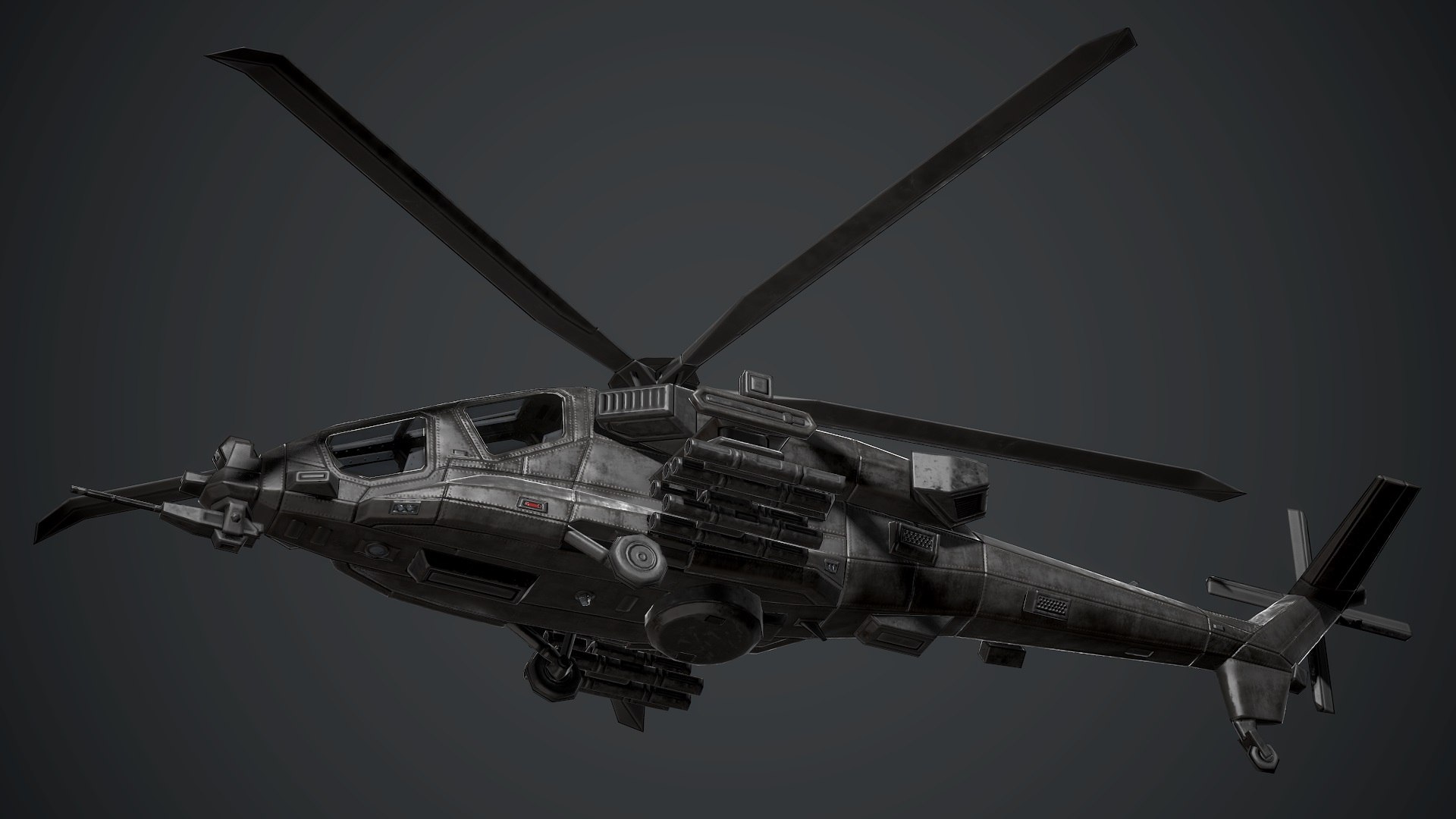 3D Leonardo AW249 Black Camo Model - TurboSquid 1838386