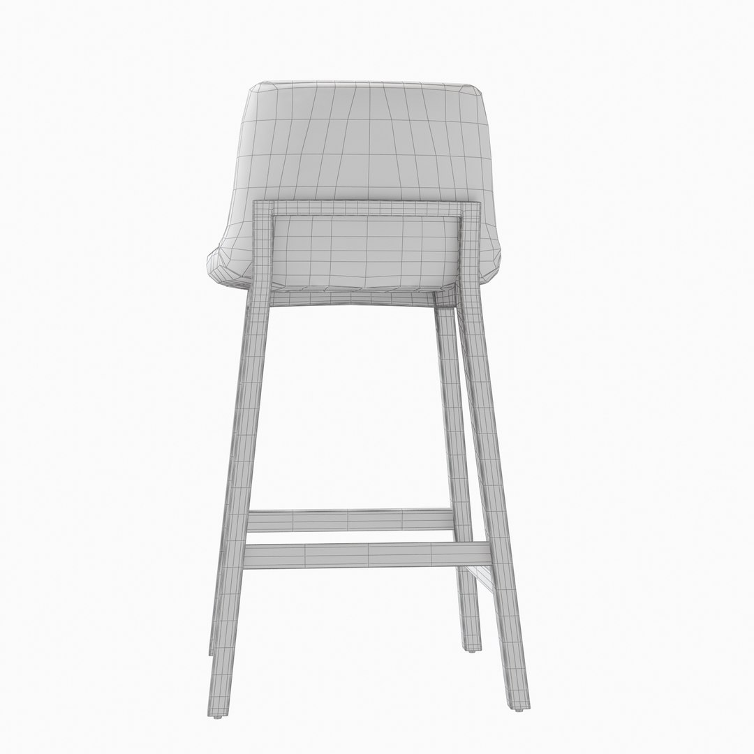 3D Poliform Ventura Stool Massaud - TurboSquid 1214309