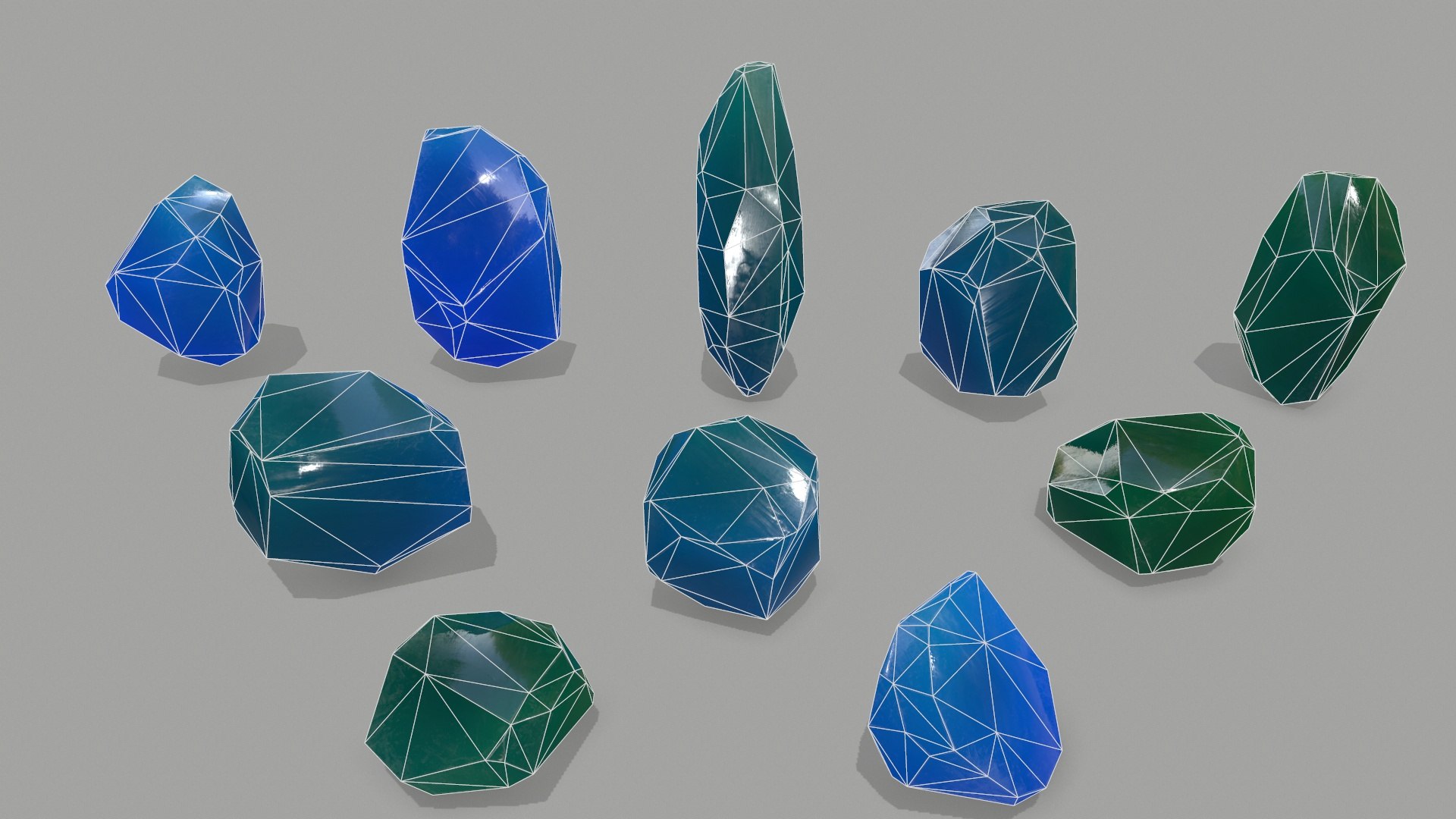Crystal set model - TurboSquid 2152701