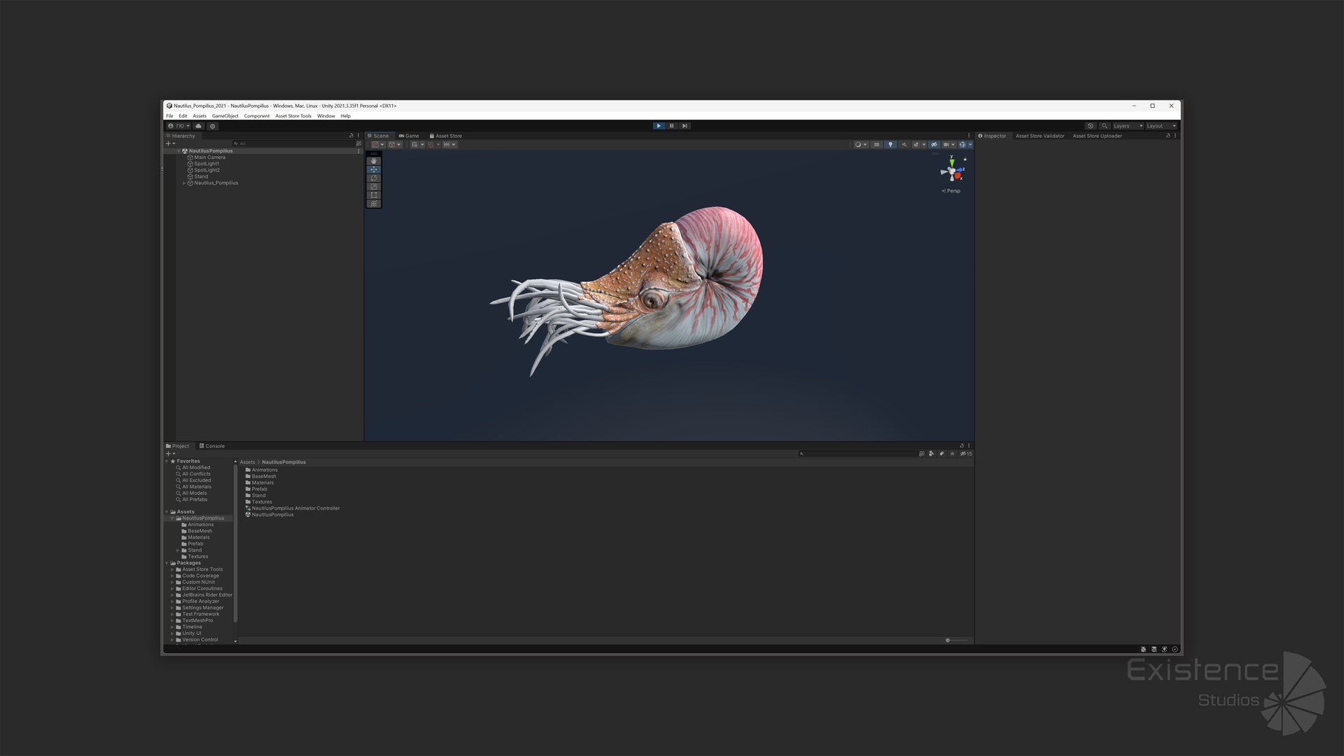 Nautilus Pompilius - Shell Mollusk - Underwater Tentacles - 44 3D model https://p.turbosquid.com/ts-thumb/Jt/YBynjE/Y4/unity_02/jpg/1718020161/1920x1080/fit_q87/29c56949543e716c3fe89b3cfad4c901ce9d20b9/unity_02.jpg