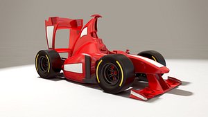 cartoon formula 1 - 3d x