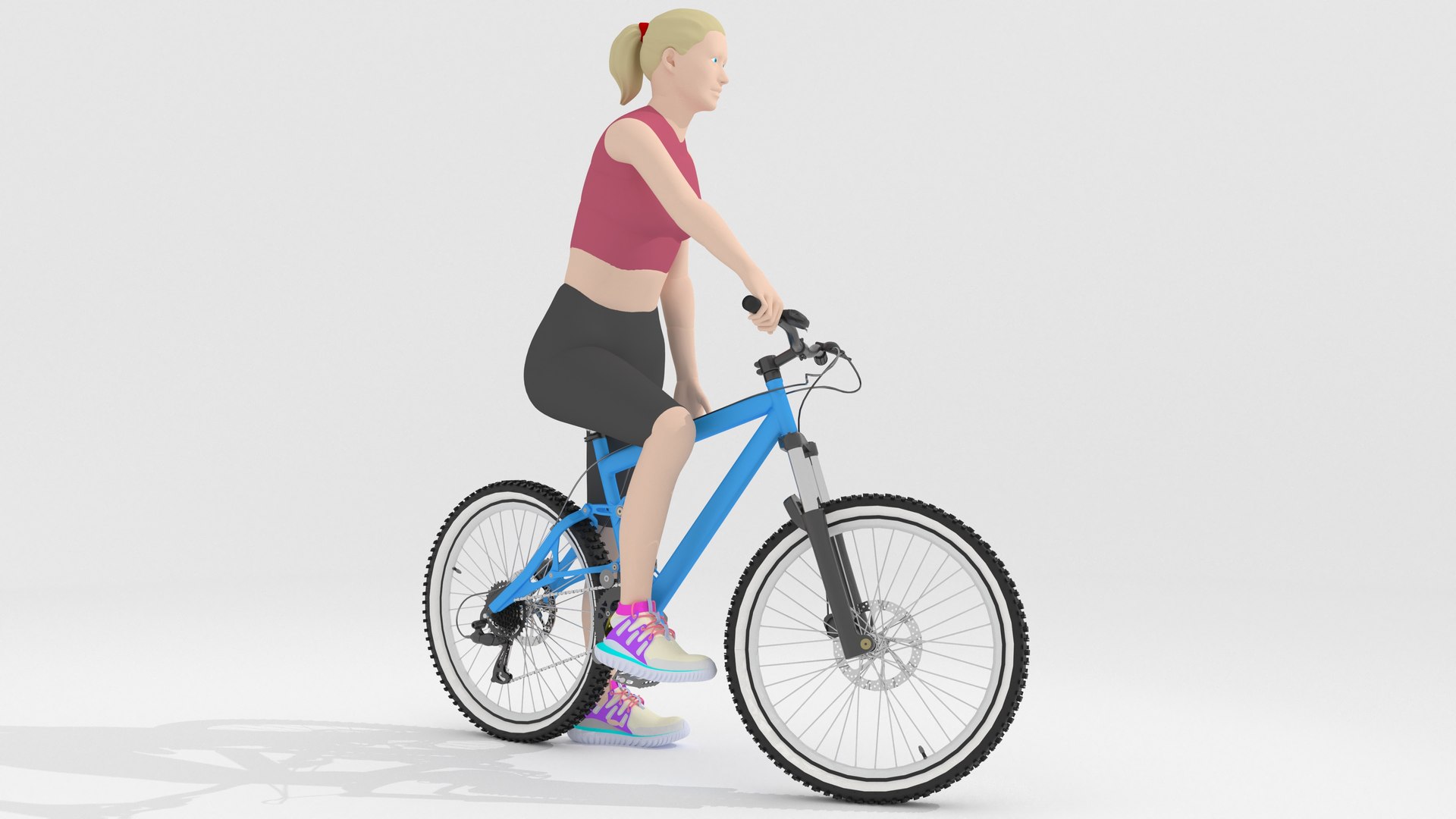 Sportive Biker 3D Model - TurboSquid 2005338