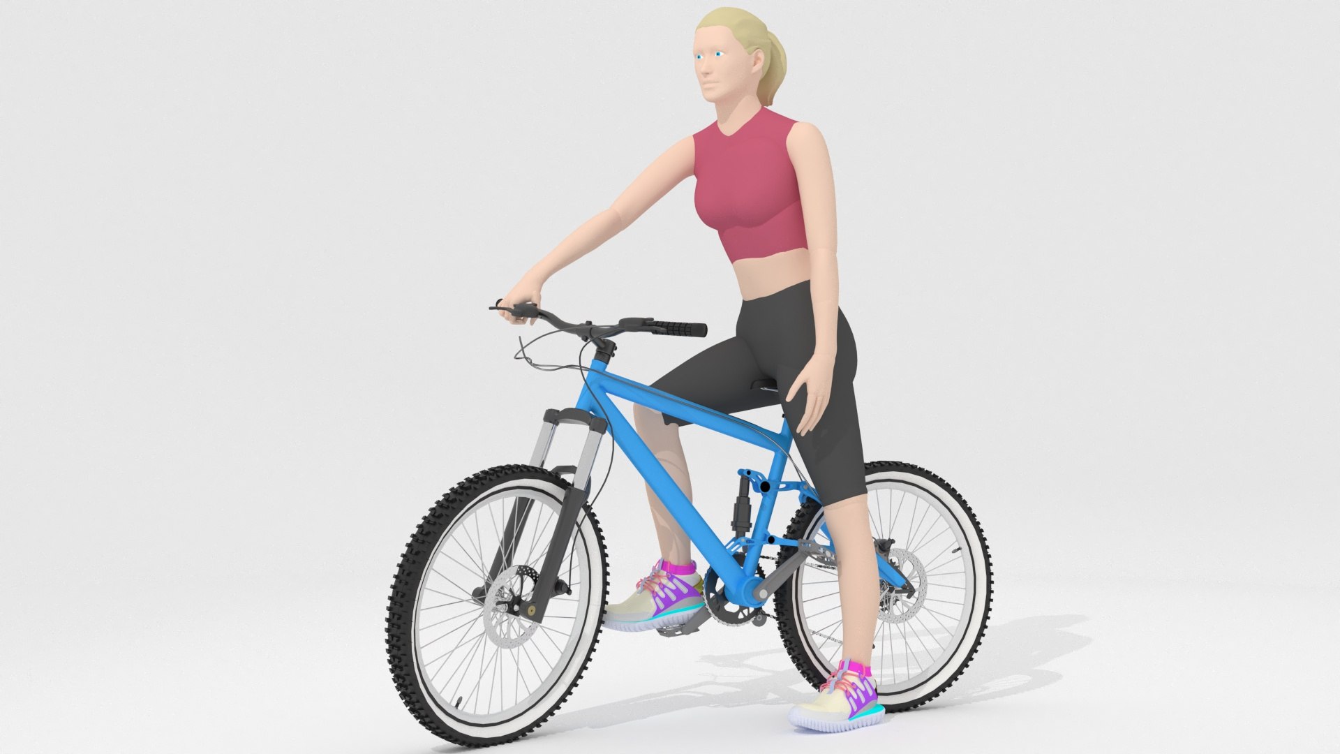 Sportive Biker 3D Model - TurboSquid 2005338