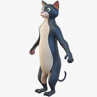 Cartoon Cat Character