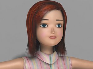 cartoon girl