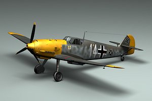 BF109E WWII German Airplane