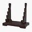Japanese Sword Katana Display Rack Stand 5 Pcs