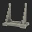 Japanese Sword Katana Display Rack Stand 5 Pcs