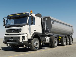 Volvo FMX 4x4 trailer