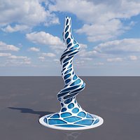 Biomorphic Helix Tower