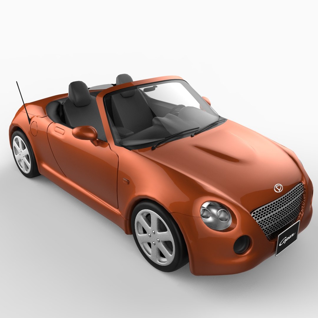 Daihatsu Copen Convertible 3d Model