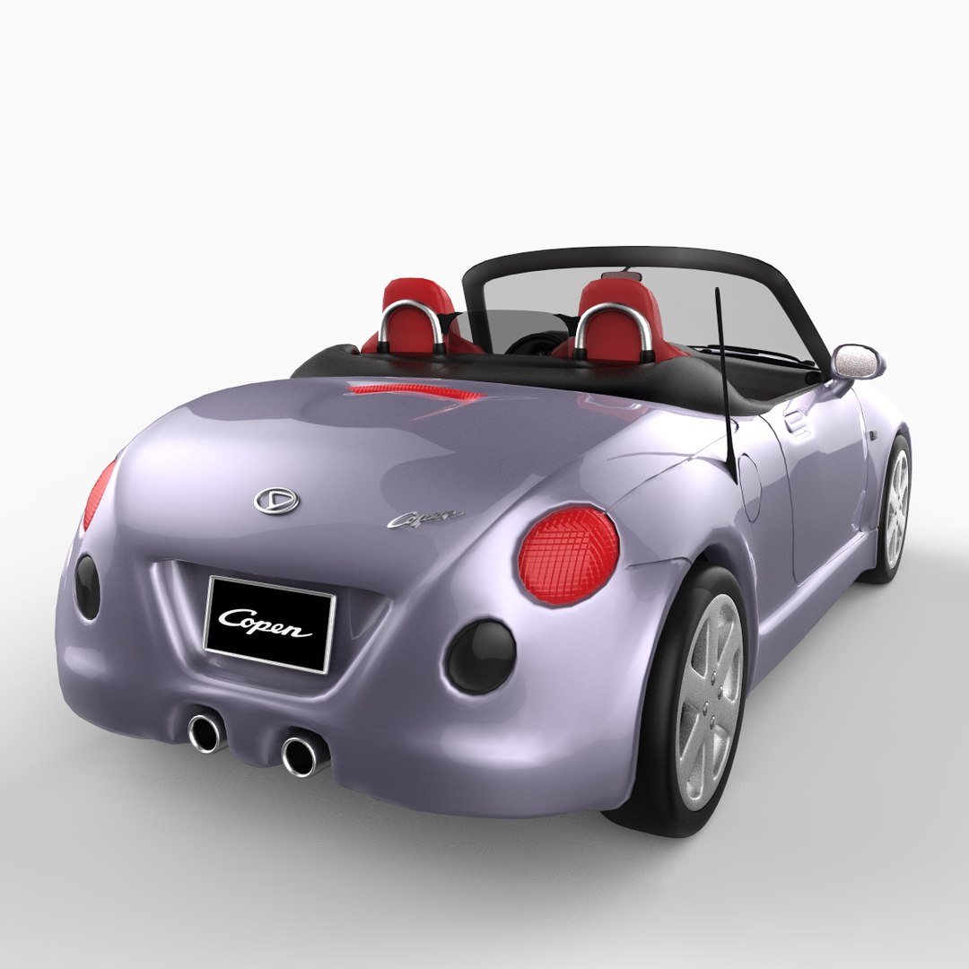 Daihatsu Copen Convertible 3d Model