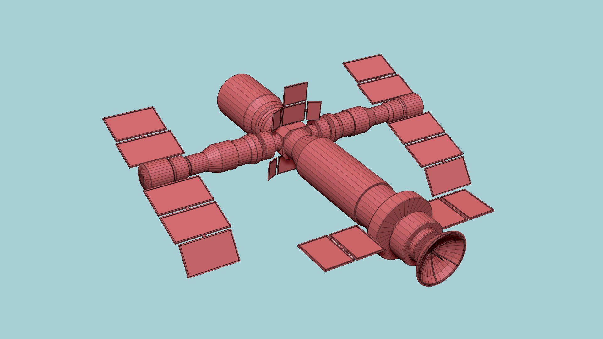 Satellite F11 Destroyed - SciFi Space Design Model - TurboSquid 2232571