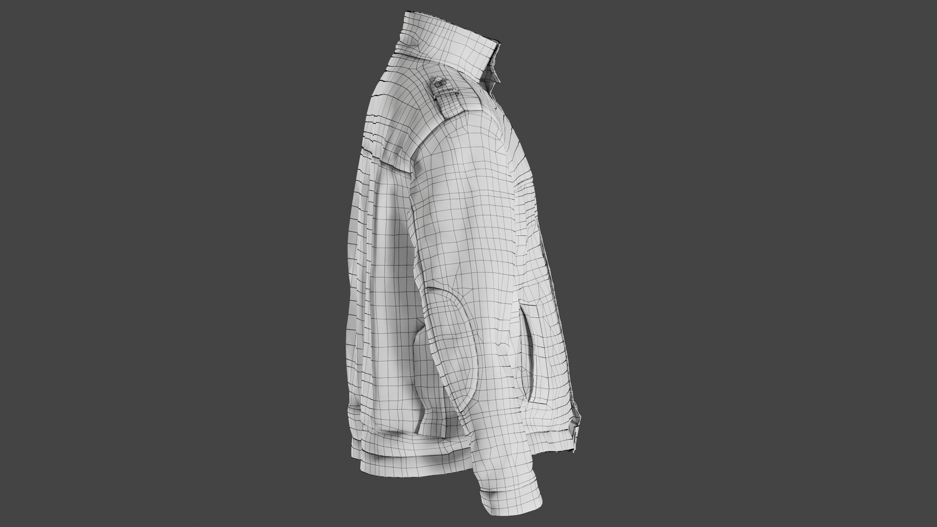 3D Base Mesh Mens Jacket - TurboSquid 1584974