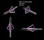 Modular Arrows and Bolts - Arrowhead Shaft Vane Nock 3D model