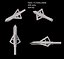 Modular Arrows and Bolts - Arrowhead Shaft Vane Nock 3D model
