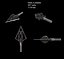 Modular Arrows and Bolts - Arrowhead Shaft Vane Nock 3D model