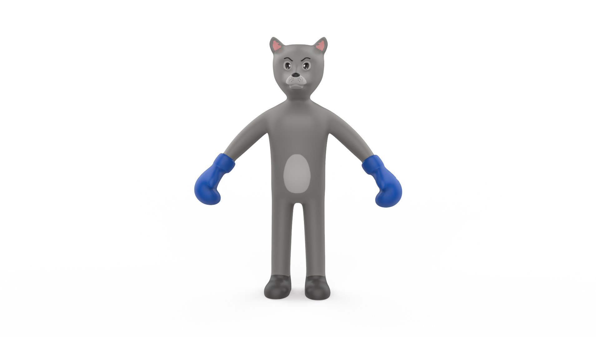 3D Boxing Wolf Animal Animated TurboSquid 2168285