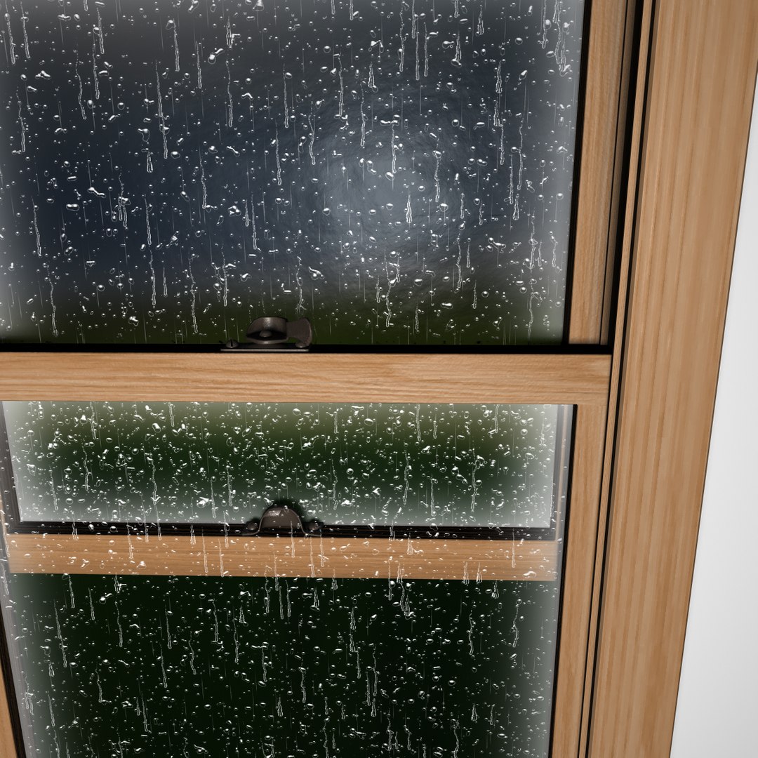 3D Rain Window Model - TurboSquid 1498612
