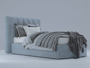 RH Modena Bed 3D model