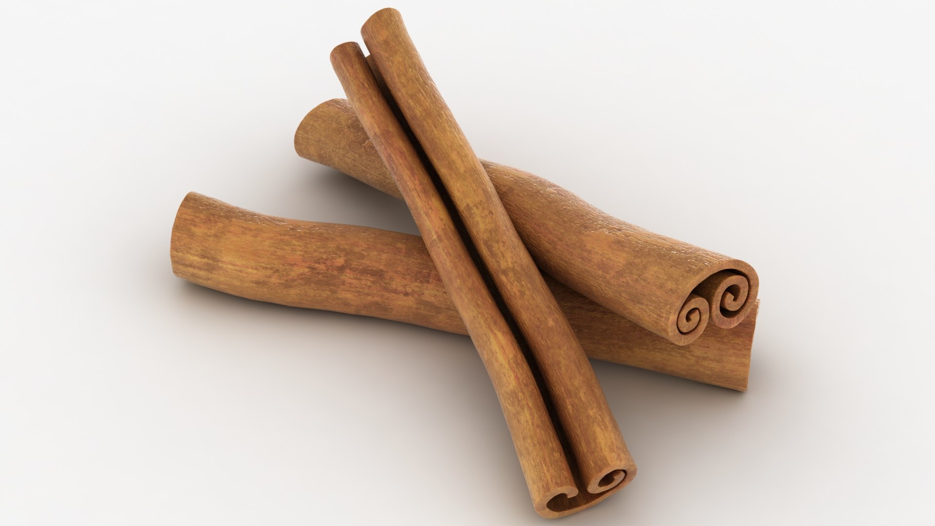 Turmeric Ginger and Cinnamon 3D TurboSquid 2154285